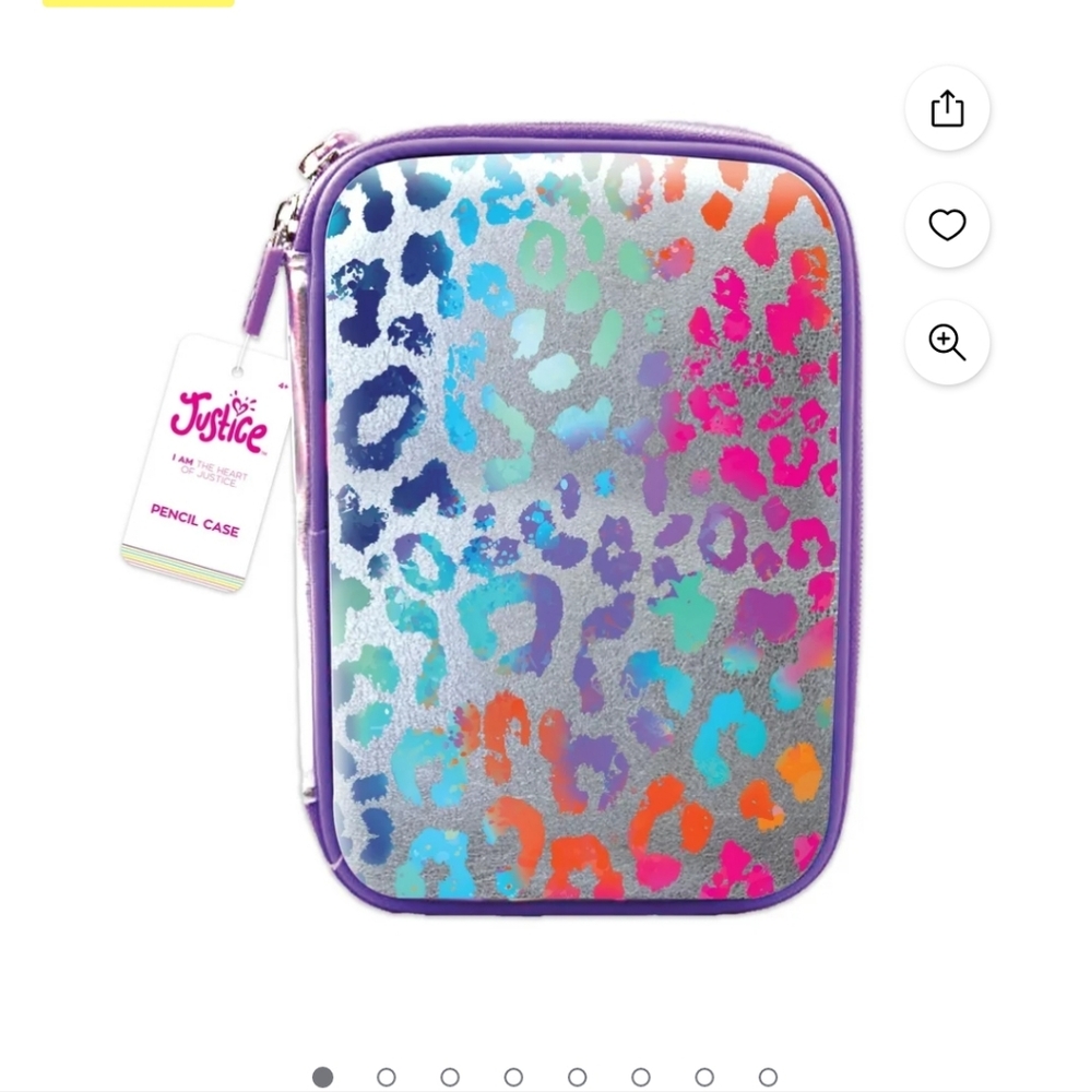 Justice Colorful Pencil Case - Picture 3 of 6